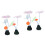 4 Pcs Silicone Lotus Leaf Rockery Fish Tank Decor 5