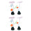 4 Pcs Silicone Lotus Leaf Rockery Fish Tank Decor 6