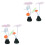 4 Pcs Silicone Lotus Leaf Rockery Fish Tank Decor 4