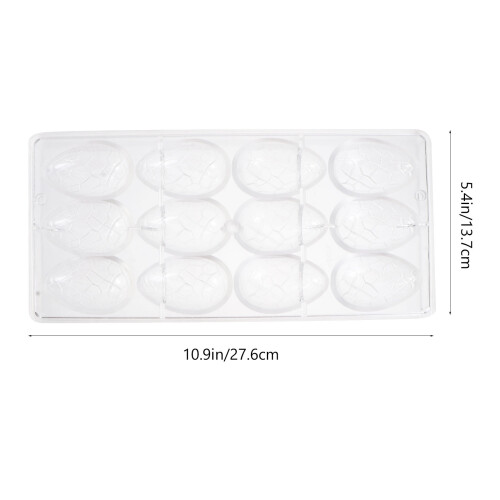 2Stk Backform Schokoladenform Kunststoff Transparent Für DIY 2