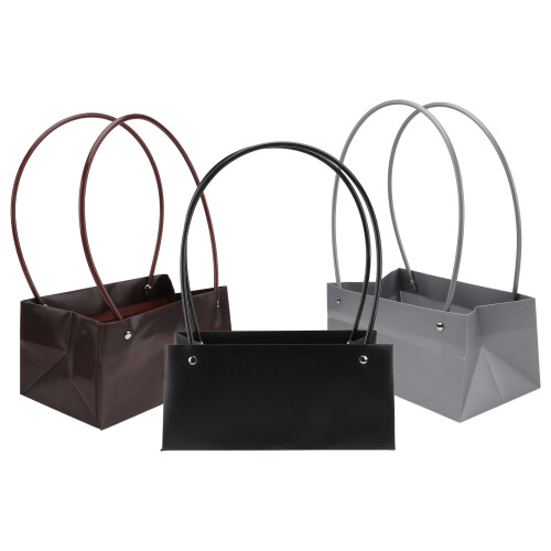 6 Stk. Blumenverpackungsbox Handblumenbox Faltbare PVC-Box