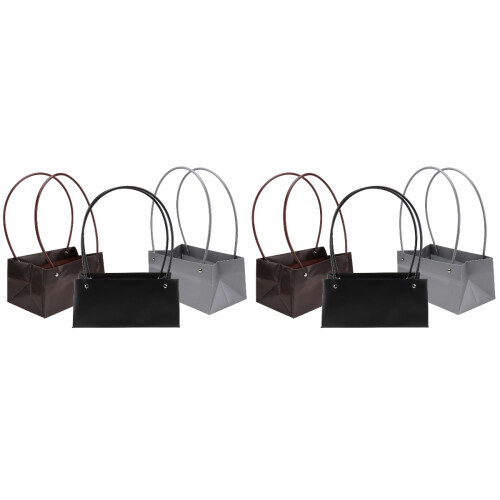 6 Stk. Blumenverpackungsbox Handblumenbox Faltbare PVC-Box 1