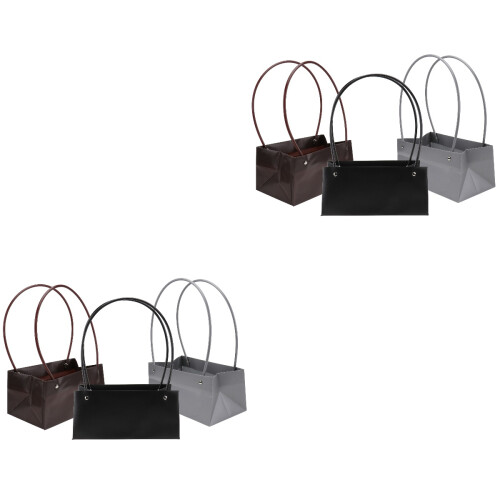 6 Stk. Blumenverpackungsbox Handblumenbox Faltbare PVC-Box 2