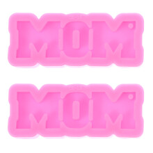 2Stk Silikonformen Für Epoxidharz Schlüsselanhänger Diy Muttertaggeschenk