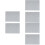 6 Stk. Dekorative Glitzerpapier Geschenkverpackung 6