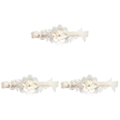 3Stk Strumpfband Spitze Ring Dehnbar 1