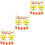 72 Teile Kinder Bagger Baufahrzeug Party Set 5