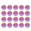 100 Kristallknöpfe Für Hemd Pullover Mantel DIY Violett 8