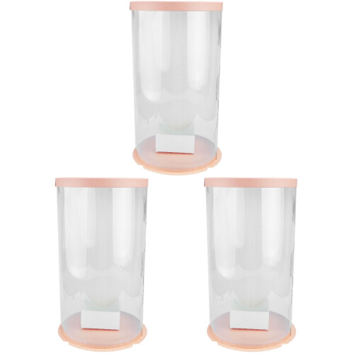 3 Valentinstag Blumenstrauß Box Transparente Verpackung 1