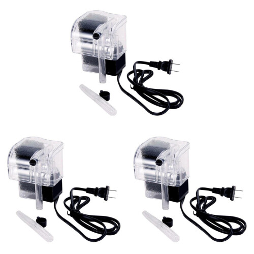 3 Fischbecken Wasserfallfilter Mit Luftpumpe Us Stecker 2