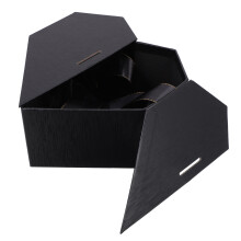 2 Sets Herzförmiger Geschenkverpackungskarton Romantisch