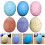 18 Simulations-Eier Dekorative Bemalte Eier Mix Farbe 9