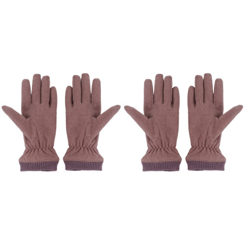 2 Paar Winter Damen Einfache Doppellagige Verdickte 1