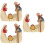 3 Heilige Krippe Figurine Tischdekoration 5