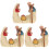 3 Heilige Krippe Figurine Tischdekoration 2