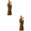 2 -Statuen Kirchenzubehör Farben 6