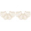 2 Bodykette Halskette Brustschmuck Weiß 3