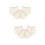 2 Bodykette Halskette Brustschmuck Weiß 8