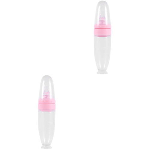 2Stk Auspressflaschen Reispasteflaschen Pink 2