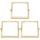 3Stk Getrocknete Blumen Diy Bilderrahmen Wohnaccessoire 3