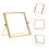 3Stk Getrocknete Blumen Diy Bilderrahmen Wohnaccessoire 11