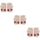 3 Paar Kinder Plüsch Halbfinger Außenhandschutz Beige 9