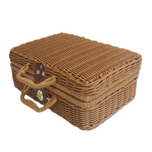 2 Praktischer Picknickkorb Retro- Campingkorb