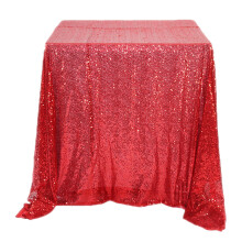 Glitzer Tischdecke Pailletten Für Hochzeit Party Rot