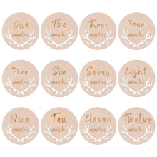36 Pcs/Set Bebé Recién Nacido Accesorios Fotografía Madera