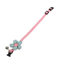 1Ud Collar Ajustable Para Y Perros Con Cascabel De Nylon