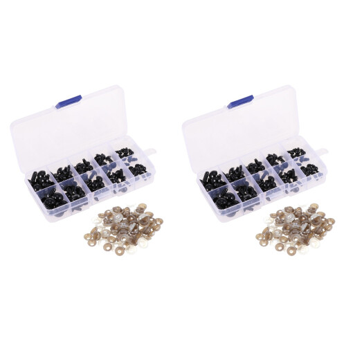 2 Cajas 100 Uds Narices Para Muñecas De Ganchillo Accesorios 1