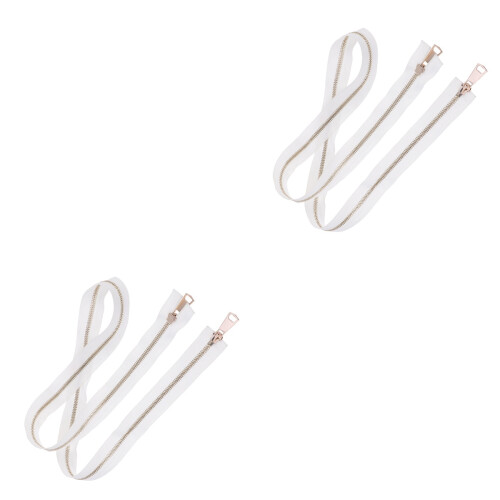 4 Unidades Doble De Metal Para Ropa Accesorios 2