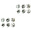 12 Pièces Double Couche Motif Panda Pour Entraînement 3