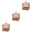 3 Sets Bird Display Cage With Base Tray And Hanging Hook 5