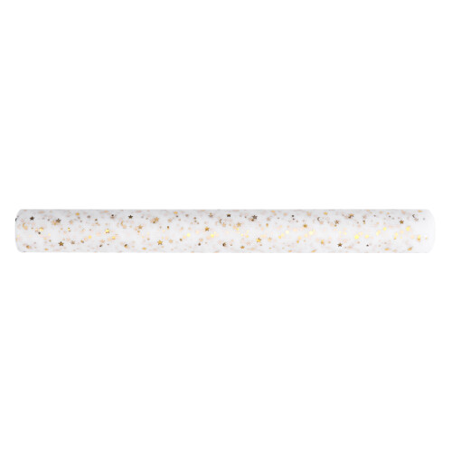 2Pcs White Flower Wrapping Gauze With Star Moon Pattern