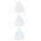 3Pcs Simple Elegant 2 Meter Pure White Wedding Veil With Comb 7