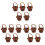 15 Pezzi Mini In Rattan Intrecciati 3