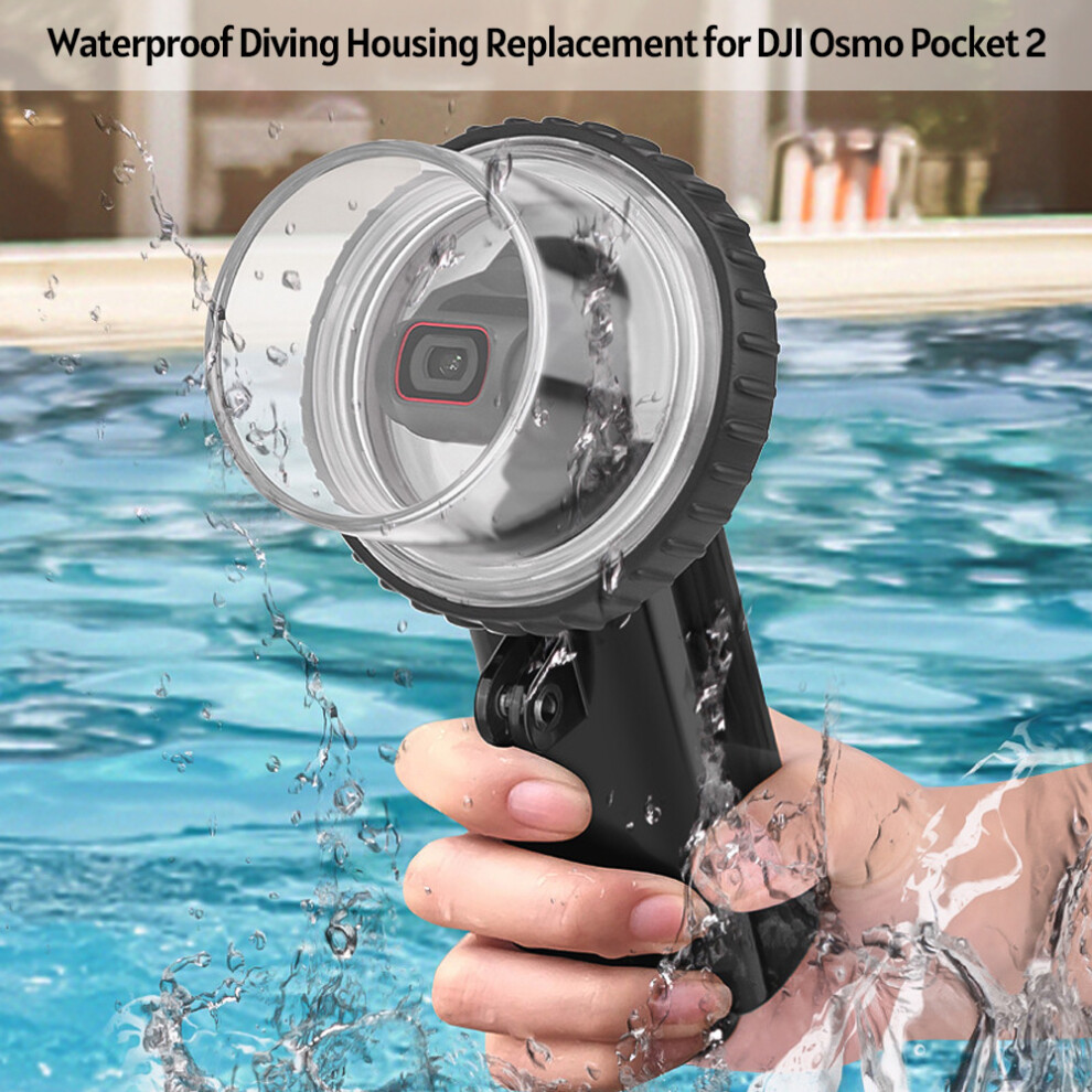 60M Waterproof Dive Housing For Osmo Pocket 2 - Underwater Case With Lanyard 8131359665045
