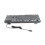 104-Key Retro Gaming Keyboard Wired Black Ergonomic Versatile 6