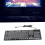 104-Key Retro Gaming Keyboard Wired Black Ergonomic Versatile 16