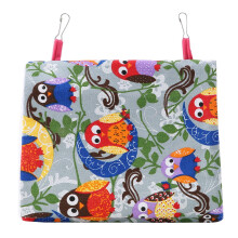 Pet Bird Hammock Soft Warm Cage Bed Parrot Hanging Tent Hut Swing Toy #6