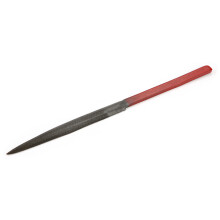 Diamond Needle File Ring for Jewelry Carving & Repair Red Handle Semicircle