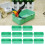 10Pcs Vogelfutter Wasser Feeder Kunststoff 9
