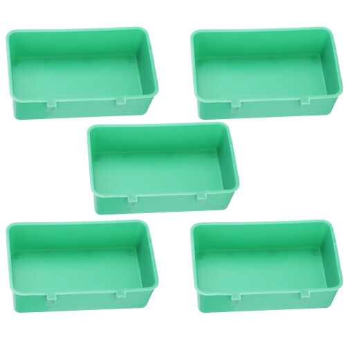 10Pcs Vogelfutter Wasser Feeder Kunststoff 1
