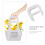 6 Papier-Blumenstrauß-Verpackungsbeutel (Weiß) 6