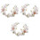 3 Feenblumen Kopfschmuck Perlenkranz Mit Band 3
