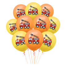40 12 Zoll Feuerwehrauto Druckluftballons Für Geburtstagsdeko
