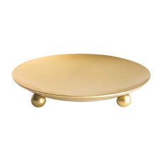 2 Goldfarbenes Tablett Aus Für Hochzeitsdekoration