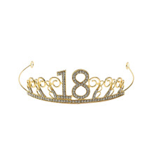 2Stk Birthday Cake Decoration Gold Glänzende Krone Für Torten