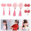 2 Sets/6 Kinder Quasten Haarspange Haarclip 11